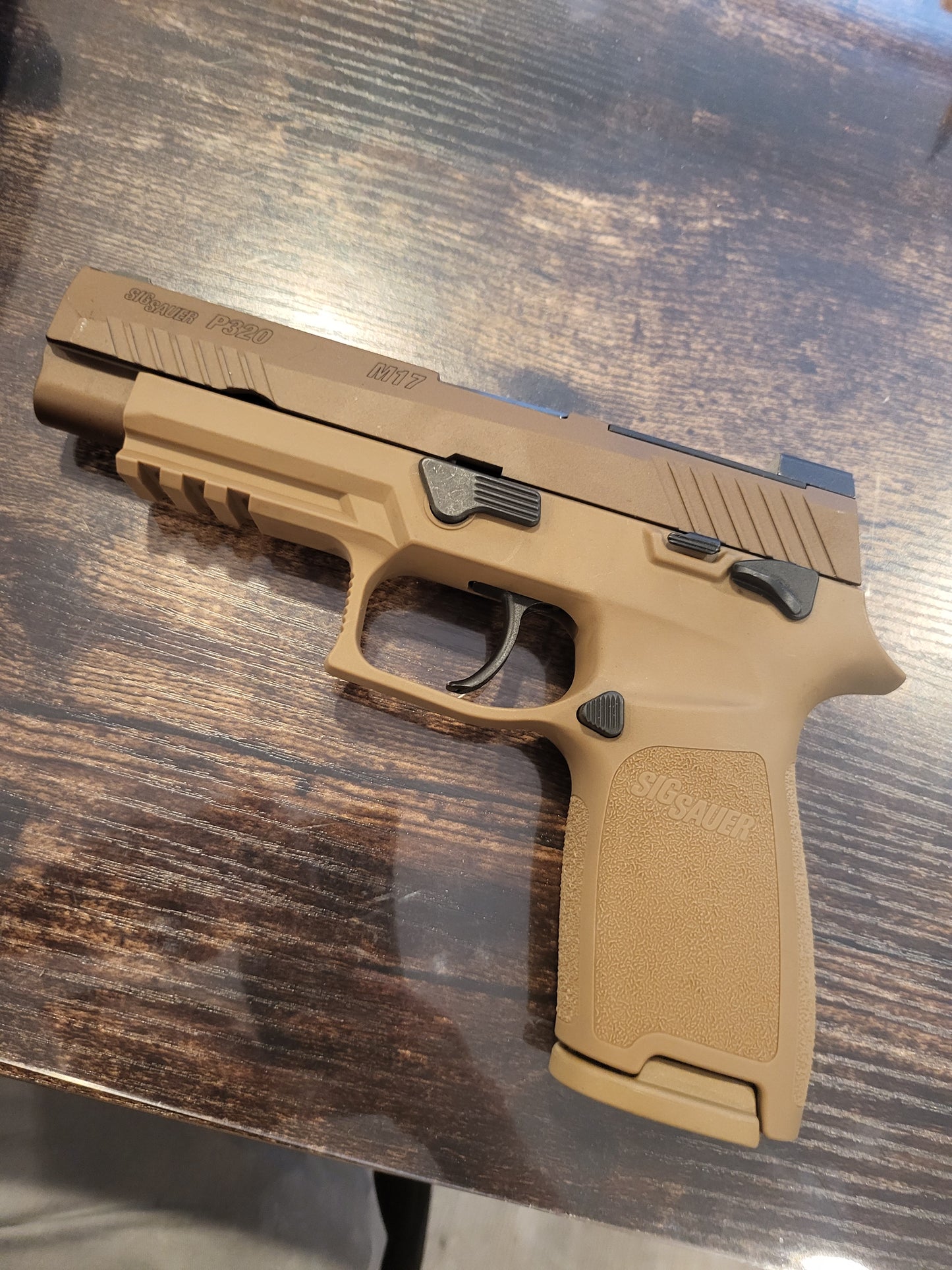 Sig Sauer P320 M17 Coyote Manual NS 9mm Full-Sized 1x17 + 2x21 no card fee