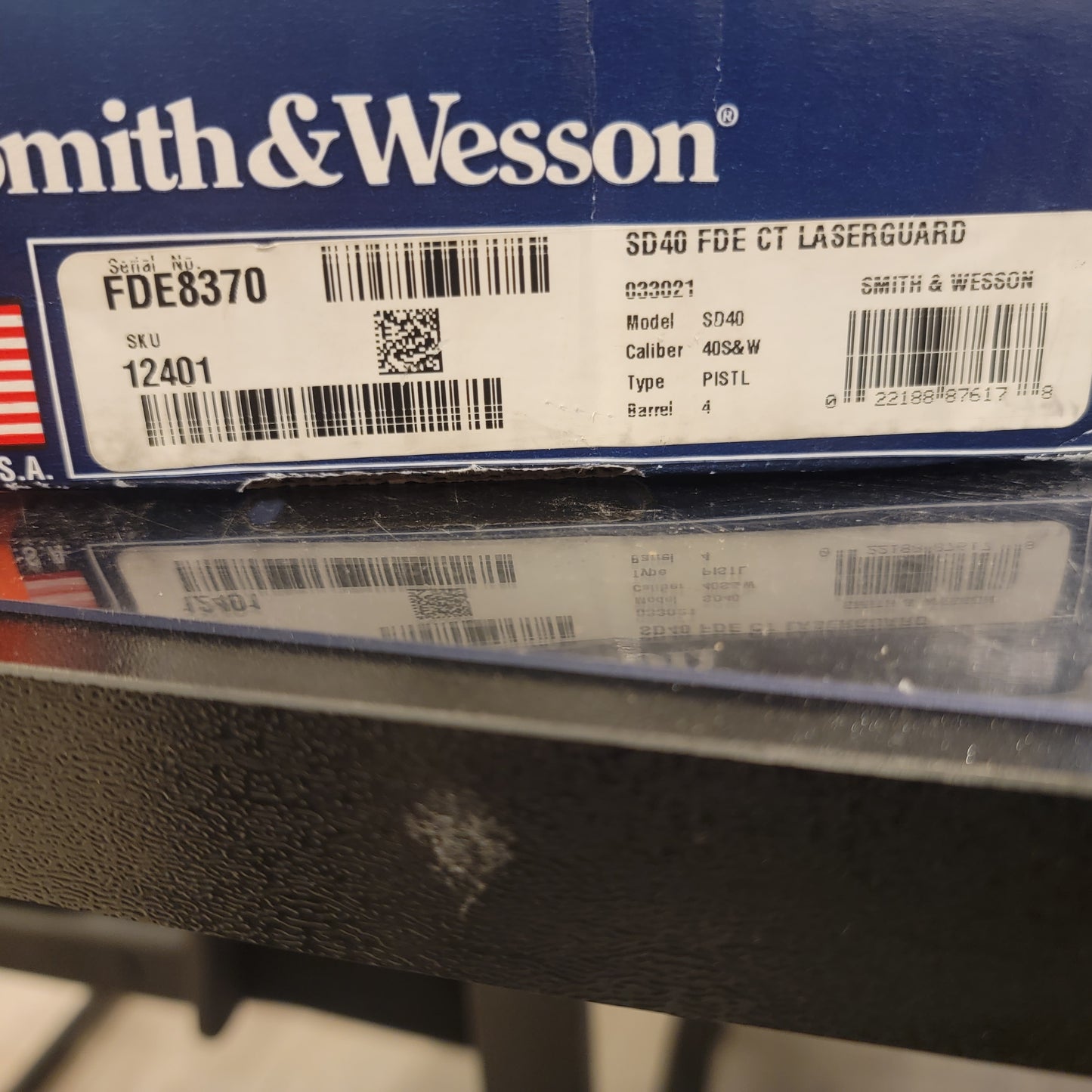 Smith Wesson SD40 FDE Crimson Trace Laserguard RED Laser40S&W no credit fee