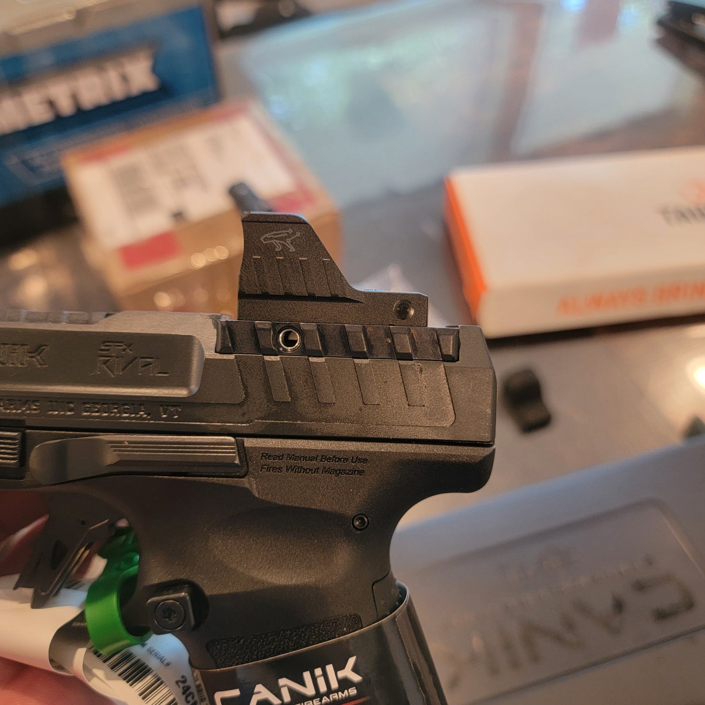 CANIK SFx Rival w/optic Full size 5" 9mm Black 18RD